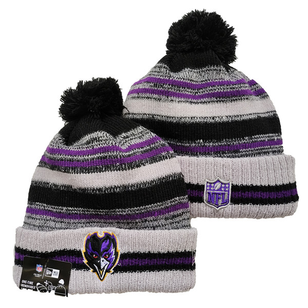 Baltimore Ravens Knit Hats 059
